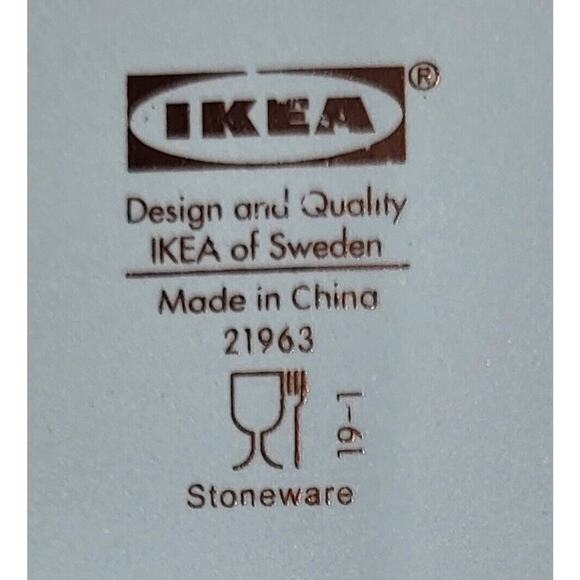 (Qty 1) Ikea Fargrik Turquoise Blue Salad Plate IKEA Of Sweden 21963 - Picture 9 of 16